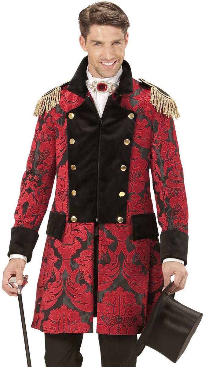 Middeleeuwen & Renaissance Kostuum | Royale Paradejas Rood Man | Medium | Halloween | Verkleedkleding